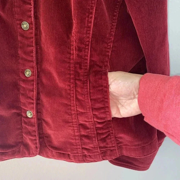 Ami Women's Red Corduroy Jacket - Picture 5 of 9